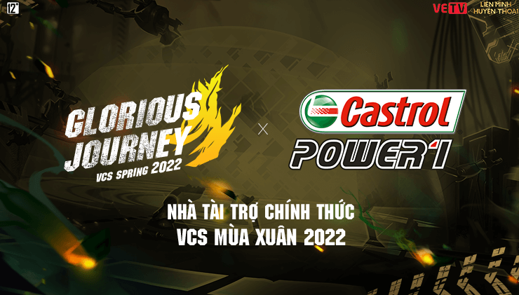 Castrol POWER1 sẽ là nhãn hàng tài trợ cho VCS Mùa Xuân 2022