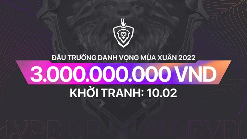 VCS Mùa Xuân 2022 thêm nhà tài trợ, tổng giá trị giải thưởng không đổi 107950