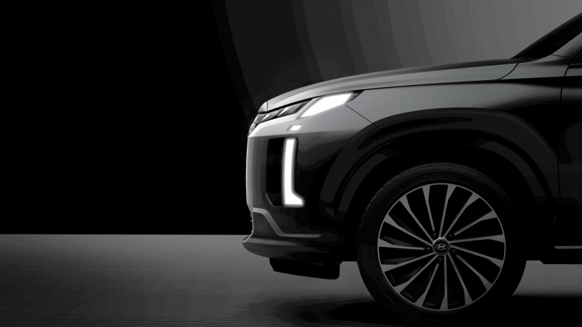 Hyundai Palisade 2023 'nhá hàng' trước thềm ra mắt, lưới tản nhiệt mới giống Hyundai Tucson 125395