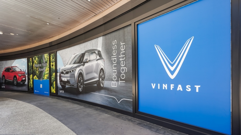 Cận cảnh showroom VinFast 'hoành tráng' trên đất Mỹ, khai trương trong tuần này 157614