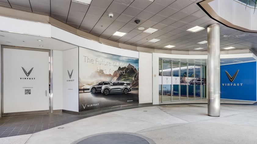 Cận cảnh showroom VinFast 'hoành tráng' trên đất Mỹ, khai trương trong tuần này 157616