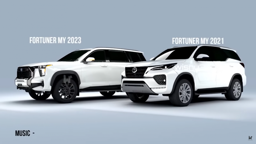 Toyota Fortuner 2023 sắp ra mắt, thiết kế mới, bổ sung công nghệ hybrid, 'dằn mặt' Santa Fe 169964