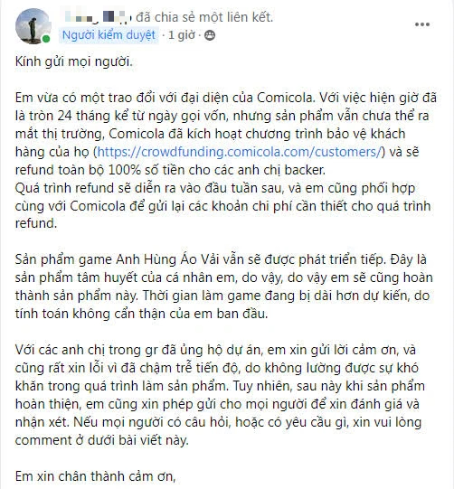 Chia sẻ từ nhà phát triển của tựa game