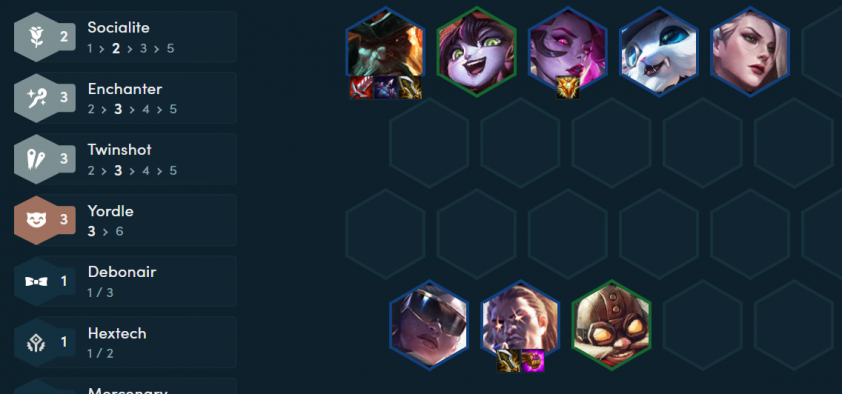 Đội hình Tam Hợp Liên Xạ ở level 8