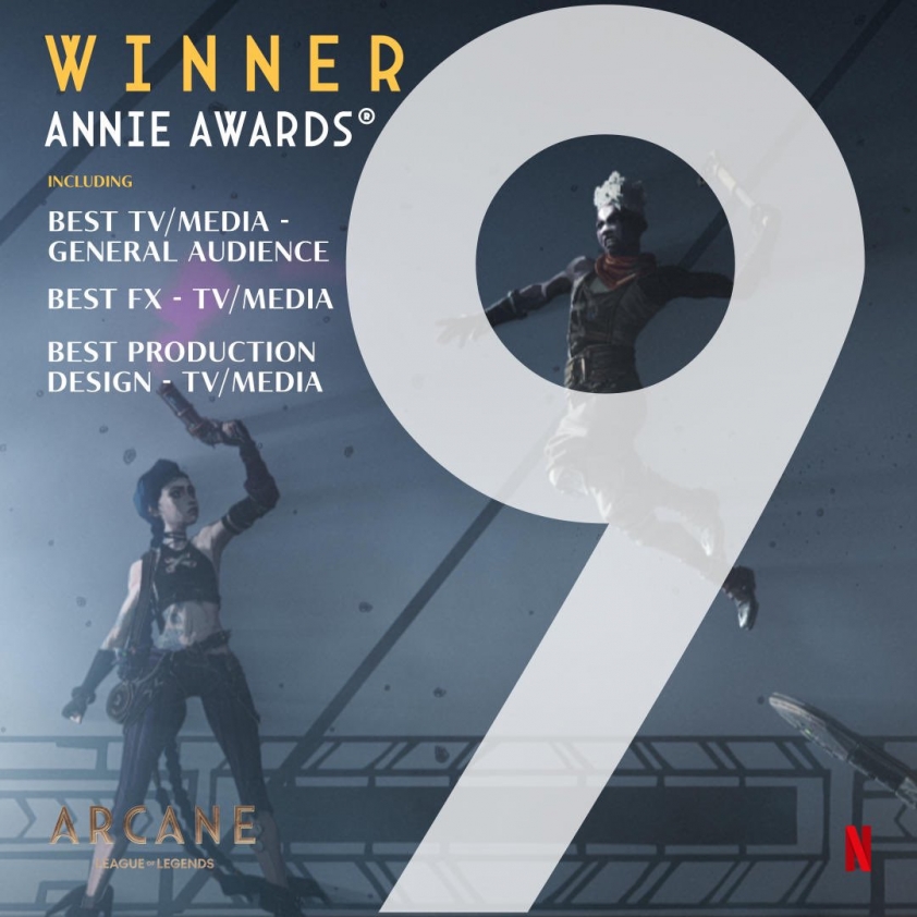 Riot Games và Arcane nhận cơn mưa giải thưởng tại Annie Awards 118846