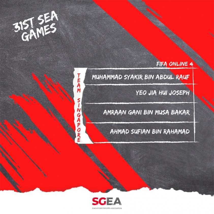 Đội hình chính thức của Singapore trong bộ môn FIFA Online 4