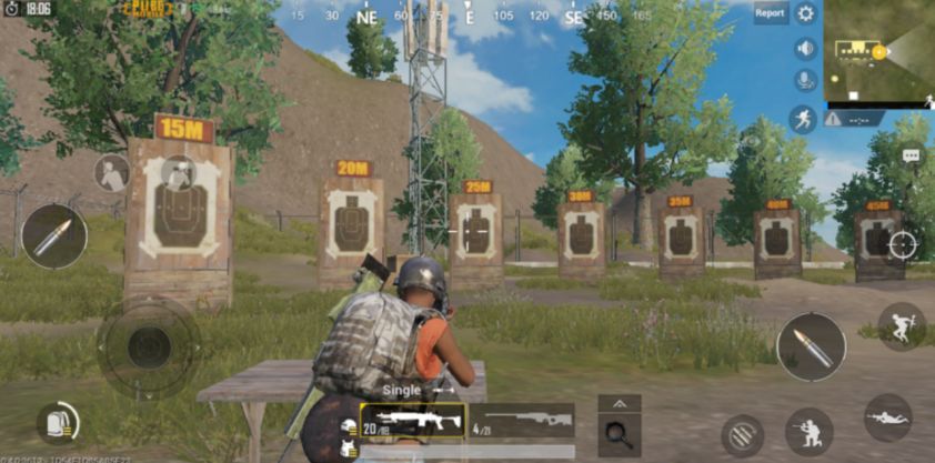 game thủ pubg bắn bia