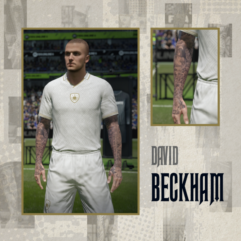 Hình xăm cực chiến phủ kín 2 cánh tay của David Beckham