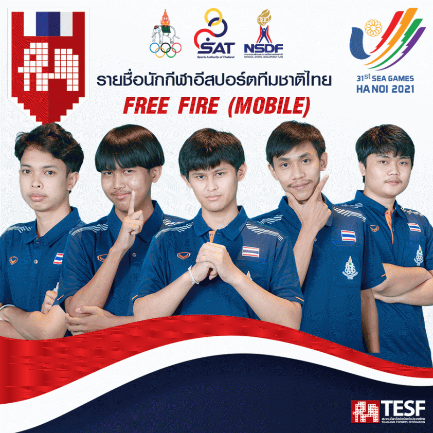 Đội hình Free Fire Thái Lan dự SEA Games 31 - Đội 2