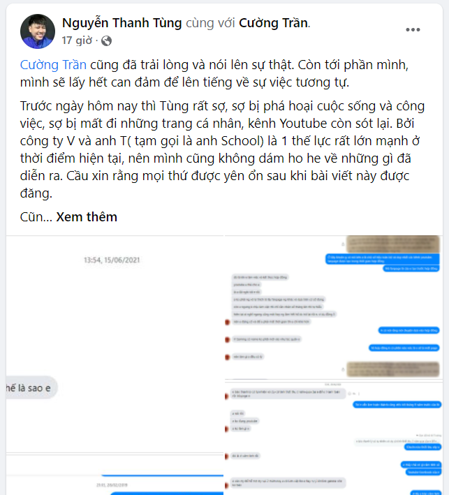 Tùng Xeko chia sẻ về việc bị cướp trắng fanpage bất chấp hợp đồng