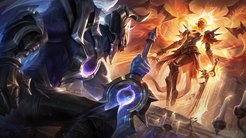 Trang phục Aatrox Nhật Thực và Kayle Nguyệt Thực
