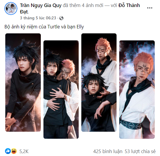 Đôi bạn thân cùng nhau thực hiện bộ ảnh cosplay Chú Thuật Hồi Chiến