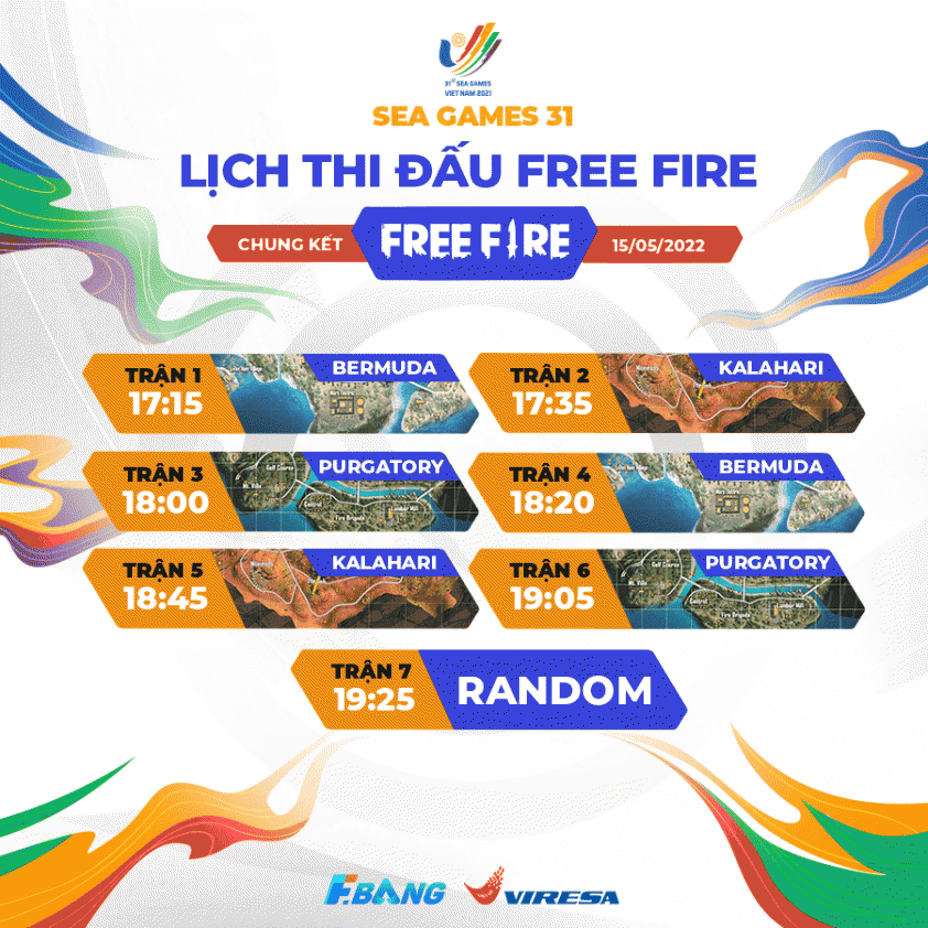 Trực tiếp Free Fire tại SEA Games 31 hôm nay ngày 15/5: Cơ hội để Việt Nam bứt phá 137381