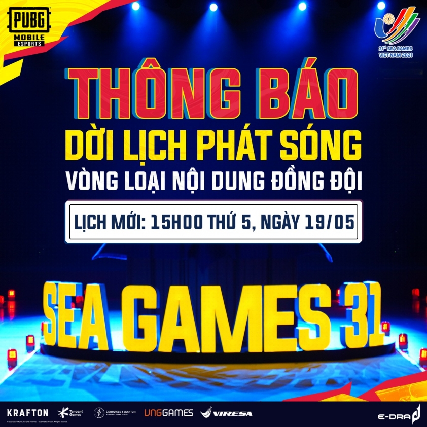 Trực tiếp PUBG Mobile - Nội dung đồng đội tại SEA Games 31 hôm nay ngày 18/5 138739