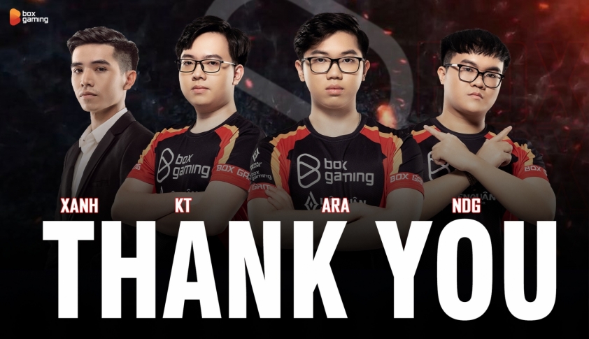 BOX Gaming chia tay 4 thành viên