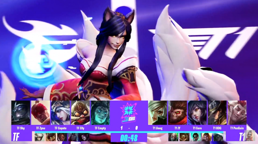 cktg toc chien team flash danh bai t1 trong lan dau gap mat 1