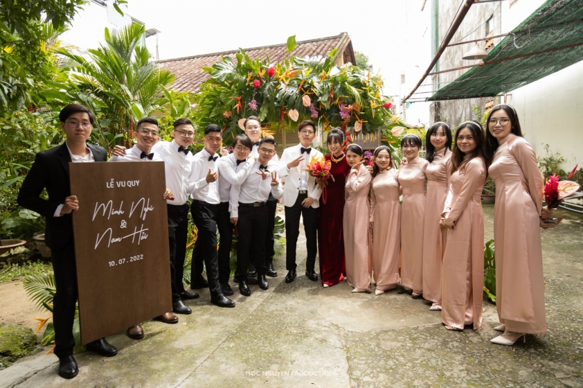 Bomman và Minh Nghi rạng rỡ trong ngày lễ vu quy 156715