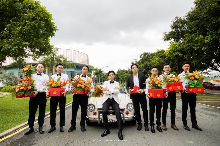 Bomman và Minh Nghi rạng rỡ trong ngày lễ vu quy 156718