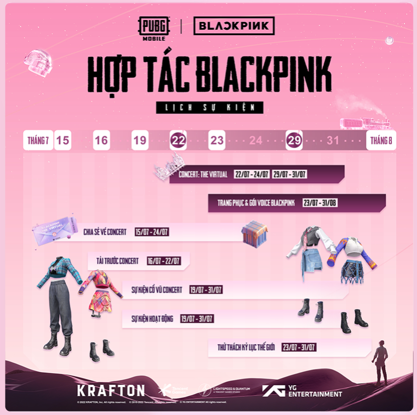 Nhóm nhạc BLACKPINK tổ chức concert trong game PUBG Mobile 161396