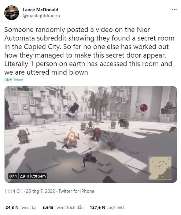 Game thủ tìm thấy 'phòng chứa bí mật' trong Nier Automata 162850