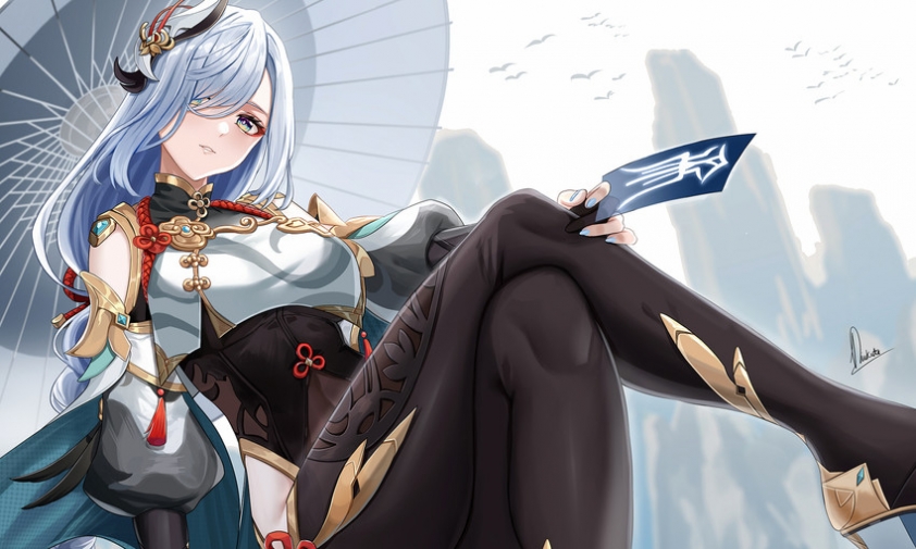 Cosplay Shenhe trong Genshin Impact lạnh lùng nhưng không kém phần xinh đẹp 172239