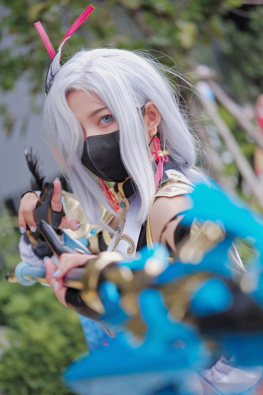 Cosplay Shenhe trong Genshin Impact lạnh lùng nhưng không kém phần xinh đẹp 172242