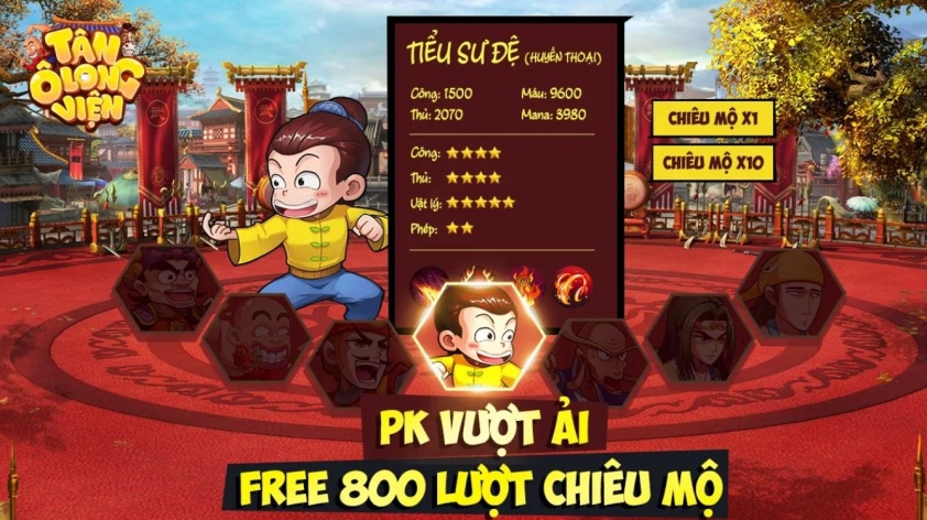 Code Tân Ô Long Viện MỚI NHẤT 2022 và cách nhập giftcode 179417