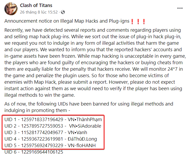 Hàng loạt game thủ VIệt bị khóa tài khoản do hack map 'Liên Quân Ấn Độ' 179302
