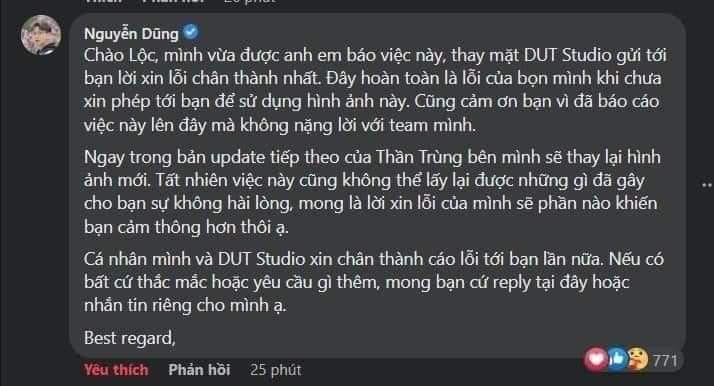 Thần Trùng dính drama sử dụng hình ảnh không xin phép 188238