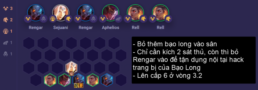 Cách chơi đội hình Rengar Bạo Long Sát Thủ 199056