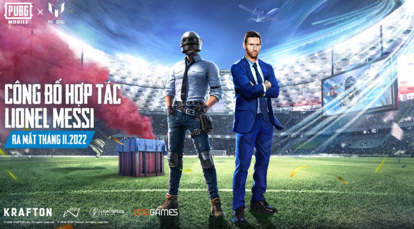 Tựa game PUBG Mobile công bố hợp tác với huyền thoại Lionel Messi 210069
