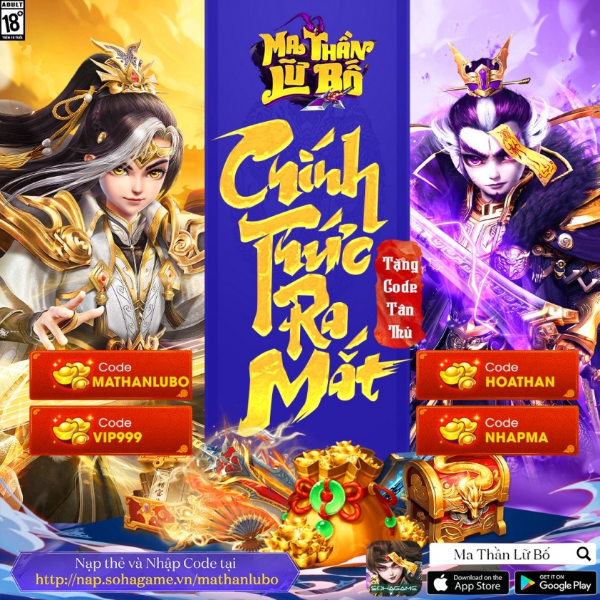 Code Ma Thần Lữ Bố SohaGame mới nhất 2022 và cách nhập 218929