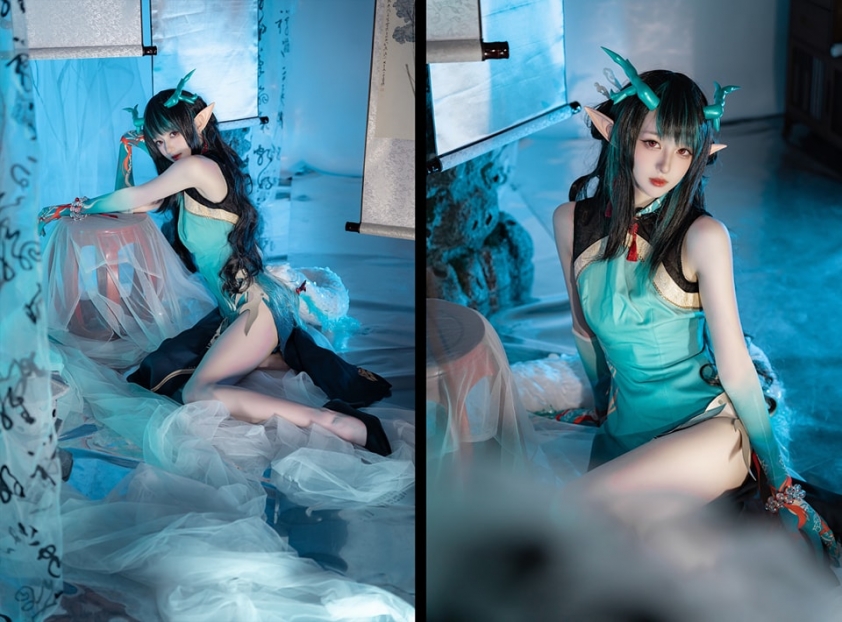 Cosplay cô nàng Dusk trong tựa game Arknights 232401