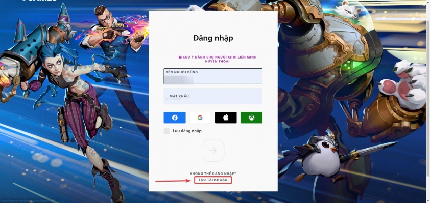 Cách tạo tài khoản Riot Games để chơi LMHT, Tốc Chiến, Valorant, HTR 233707