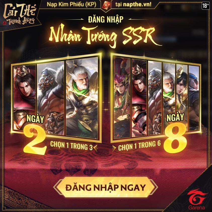 Cái Thế Tranh Hùng - Tựa game mới của nhà Garena chính thức ra mắt 241728