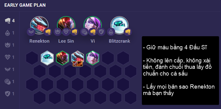 Cách chơi đội hình Cá Sấu Lên Bờ / Renekton Đấu Sĩ DTCL Mùa 8 249787