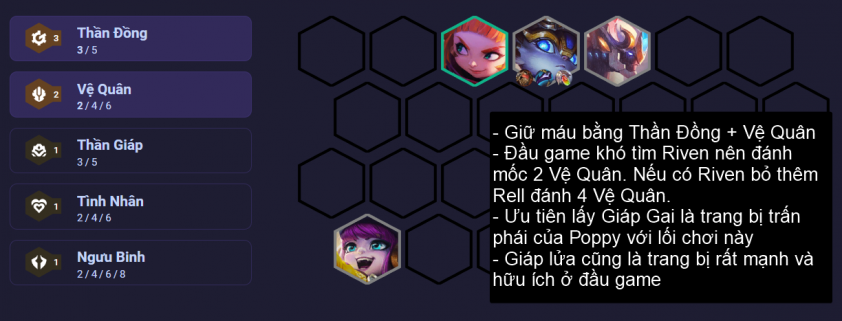 Cách chơi đội hình Poppy Vệ Quân DTCL Mùa 8 251219
