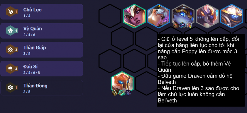 Cách chơi đội hình Poppy Vệ Quân DTCL Mùa 8 251220