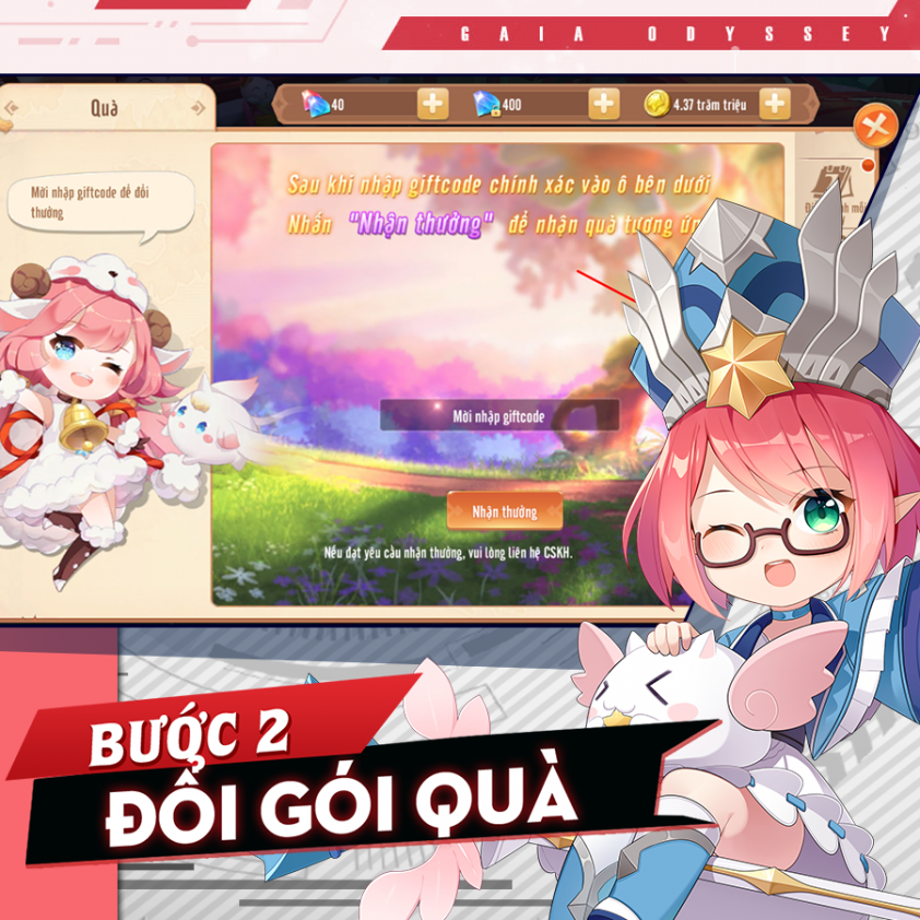 Code Mật Mã GAIA MỚI NHẤT và cách nhập 253107