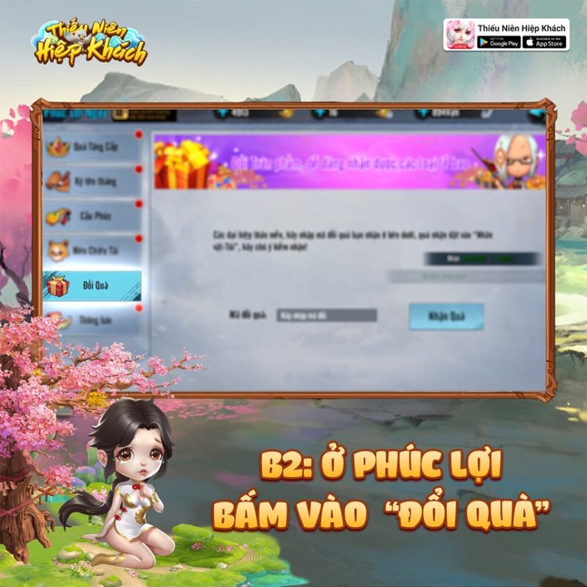 Code Thiếu Niên Hiệp Khách MỚI NHẤT và cách nhập 252940
