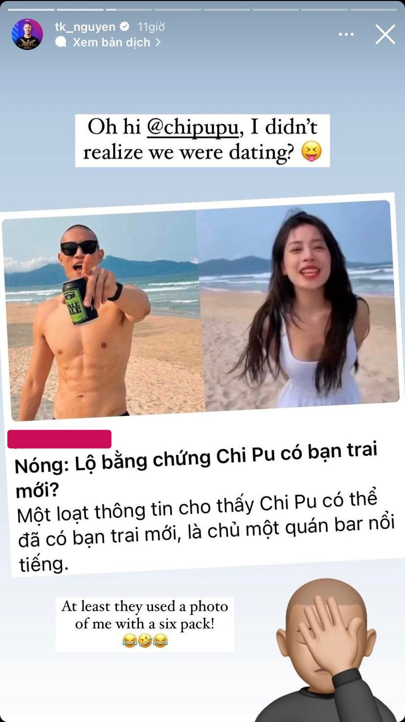 Bị đồn hẹn hò với Chi Pu, CEO TK Nguyễn đăng status khiến fan nửa tin nửa ngờ 268990