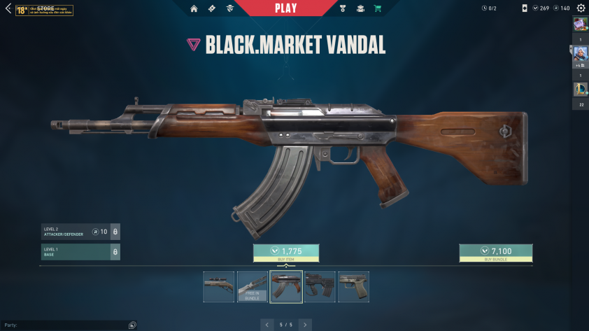 Khẩu súng huyền thoại AK-47 đã có mặt trong VALORANT 269403