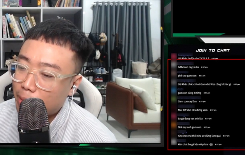BLV Hoàng Luân cà khịa Thầy Giáo Ba: 'Streamer sao thì viewer vậy' 269921
