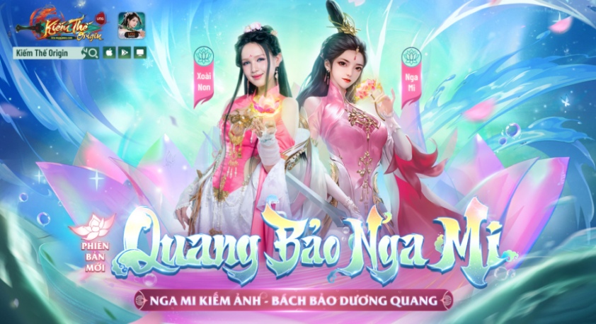Xoài Non hóa thân thành đệ tử phái Nga Mi trong tựa game Kiếm Thế huyền thoại 276267