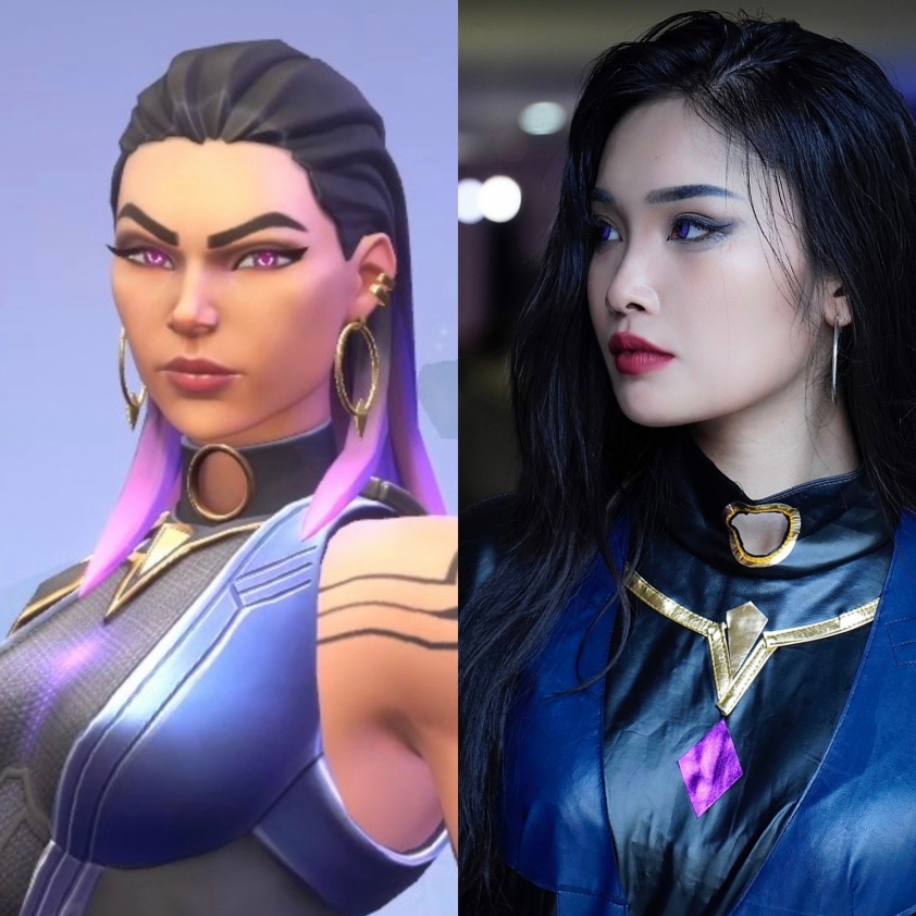 MC Đặng Tiểu Bình cosplay đặc vụ Reyna trong VALORANT 279521
