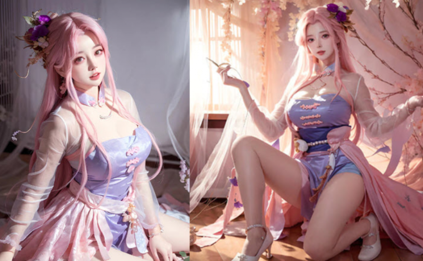 Cosplay Điêu Thuyền Thất Tịch Tiên Tử trong Liên Quân Mobile 280775