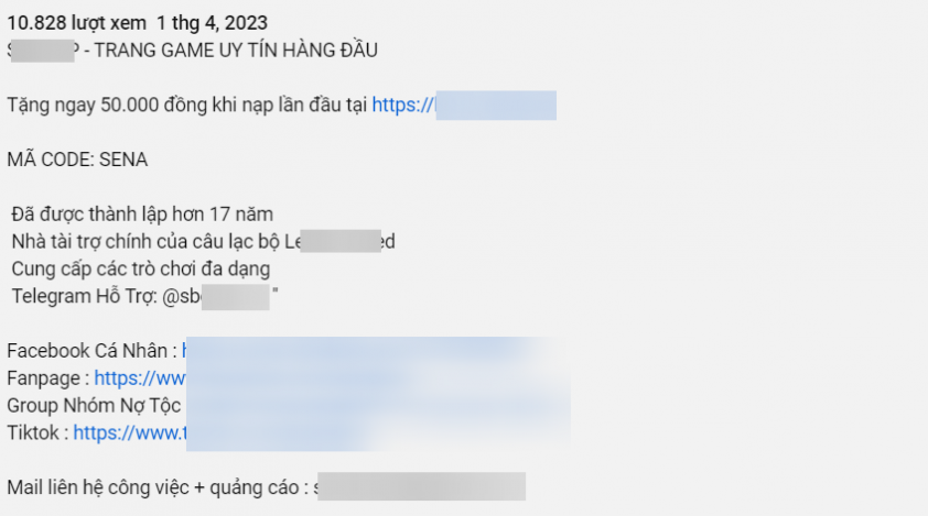 Nam streamer tổ chức đánh bạc online 283022