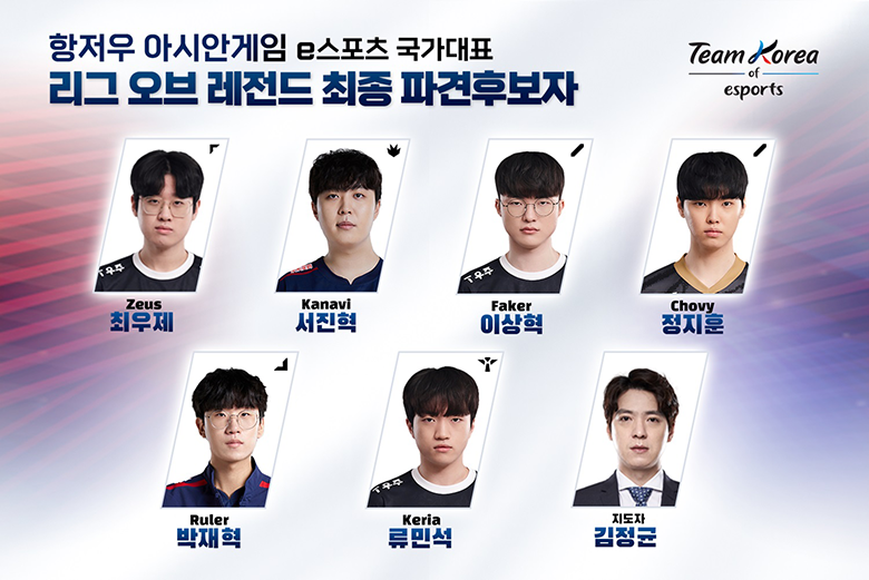 Hàn Quốc công bố đội hình tuyển eSports quốc gia dự ASIAD 2022 286008