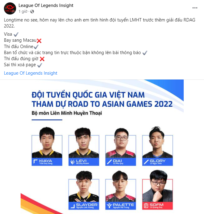 Việt Nam có trận đầu ra quân tại Road to Asian Games 2022 292907