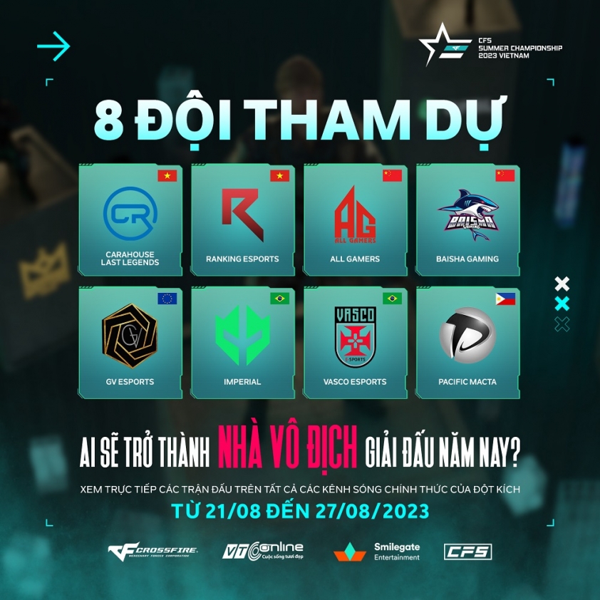 Lịch thi đấu CFS Summer Championship 2023 mới nhất 314572